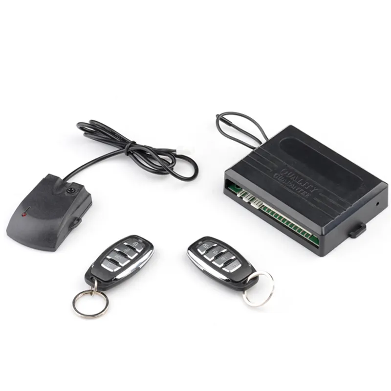 Auto 12V Vehicle Remote Control Two Way Car Alarm System With Voice Reminder Window Closer Output Central Locking