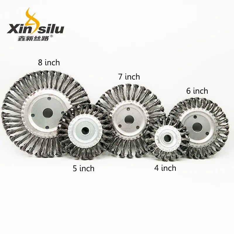 Twisted Stainless Steel Polishing Wire Wheel for Rust Removal