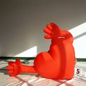 Guirlande lumineuse gonflable de couleur rose, magnifique fleur de plafond, pour décorations de Concert - Product Image 3