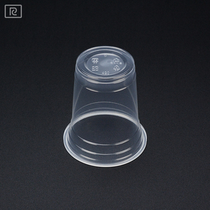 Vasos desechables de plástico transparente con forma clásica, U420 PP, 14oz, 420ml - Product Image 3