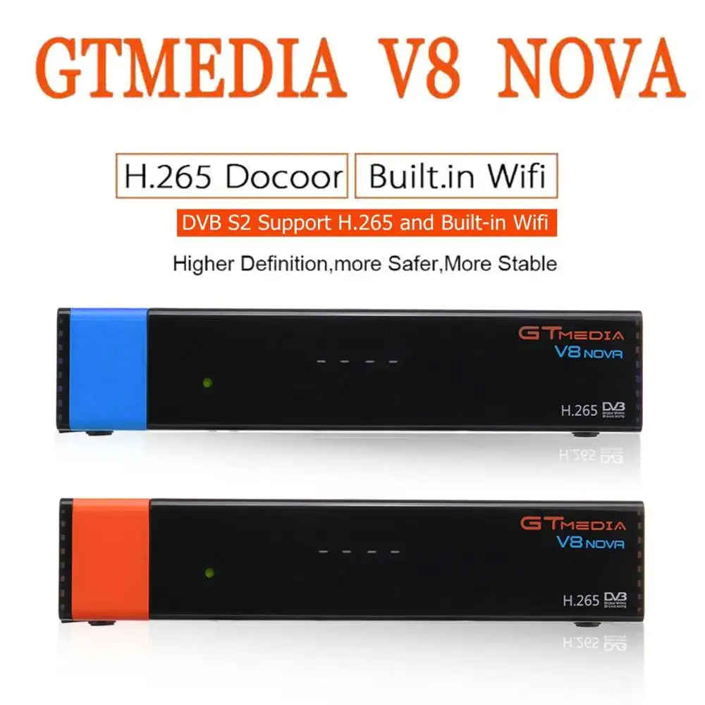 Gratis Schip Receptor Gtmedia V8 Nova DVB-S2 Ingebouwde WIFI Power door Freesat Satelliet TV Box Satelliet TV Ontvanger 1080P