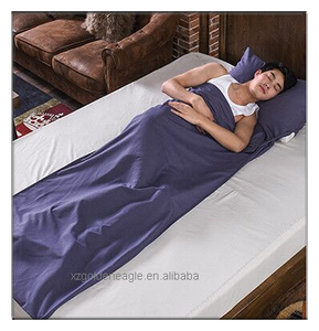 Haute qualité 100% coton <span class=keywords><strong>sac</strong></span> <span class=keywords><strong>de</strong></span> <span class=keywords><strong>couchage</strong></span> voyage sommeil drap <span class=keywords><strong>de</strong></span> lit pour l'extérieur - Product Image 1
