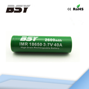 Ego ahora bsy 2600 mah batería de litio bsy 18650 40a descarga <span class=keywords><strong>3</strong></span>.7 v batería recargable - Product Image 1
