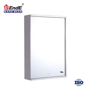 De baño de acero inoxidable armario de equipamiento empotrada del gabinete del espejo para baño o baño sanitarias