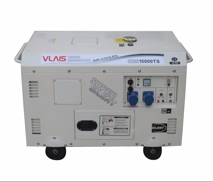 15kva Супер Бесшумный, 2-цилиндровый дизельный двигатель, газовый двигатель, генератор на продажу