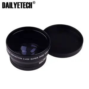 Lensa Makro Sudut Lebar 52MM 0.45 X, untuk Nikon D3200 D3100 D5200 D5100 dari DAILYETECH