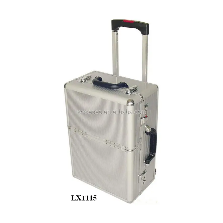 Valise portable en aluminium, caisse de bagage, vente en gros depuis Nanhai,Foshan, hong kong, chine