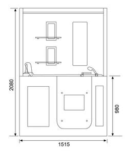 Nuevo <span class=keywords><strong>tipo</strong></span> populares en Europa caminar en la bañera china caminar en bañera mayor bañera - Product Image 3