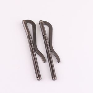 Nhà Máy Cung Cấp Trực Tiếp 80Mm Kim Loại Màu Đen Ví Trống Mùa Xuân Tiền Clip Bán Buôn - Product Image 4