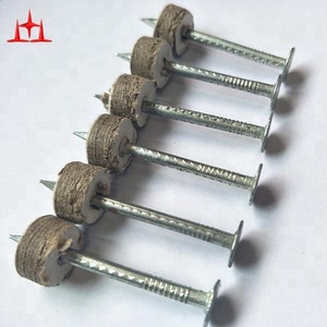 Clavos para Techos de Acero Electrogalvanizado de Alta Calidad, Tipo Vástago Liso con Arandela de Papel, Clavos para Furring con Arandela - Product Image 5