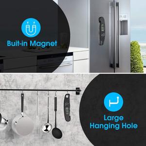 Đọc Ngay Nhiệt Kế Thông Minh Không Thấm Nước Nhiệt Kế Thực Phẩm Bỏ Túi Kỹ Thuật Số Với Pin Đèn Nền Đi Kèm - Product Image 5