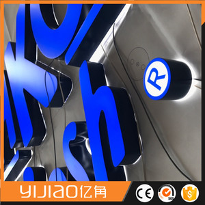 doble luminoso luz <span class=keywords><strong>led</strong></span> <span class=keywords><strong>rotulo</strong></span> logo <span class=keywords><strong>corporeo</strong></span> para tienda de moda de publicidad en locales comerciales - Product Image 3