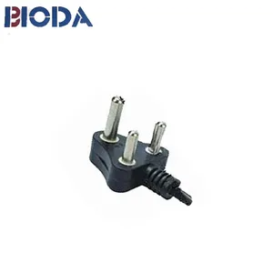 New design south africa 3 pin electrical brazil ac power plug