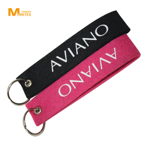 Fabric Felt keychain with printing customized logo - Product Image 2