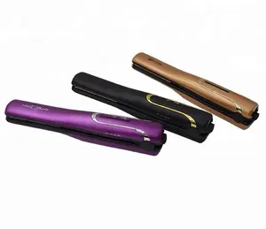 2018 New Stylish Mini Portable Rechargeable Battery ceramic Hair Straightener cordless hair iron