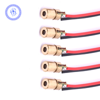 Small Size 3-5v 5mw 650nm Red Dot Laser Equipment Parts