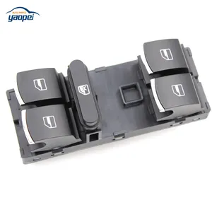 Master Window Controller Switch Chrome 5ND959857 For VW T-ouran T-iguan P-assat B6 B7 CC Golf Mk5 MK6 J-etta III AMAROK