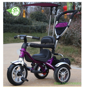 bébé tricycle avec canopy nouveau modèle 4 en 1 360 degrés de rotation siège bébé tricycle pas cher enfants bébé - Product Image 6