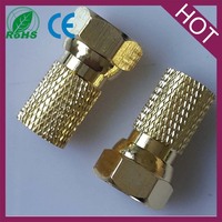Conector Hembra para Montaje en Chasis, Contacto de Níquel, 50/75 Ohm RG59 RG6 para Aplicaciones de Audio y Video