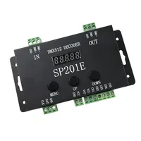 アドレス指定可能なSPI信号RGBLEDストリップピクセル5チャンネルPWM出力SP201EDMX512デコーダーコントローラー