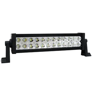 Wholesale good quality dual row straight spot13.5inch 72w 12v waterproof led light bar for offroad car