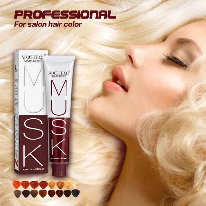 OEM/ODM Semi-permanenten Haarfarben PPD Freie Natürliche Haar Farbe