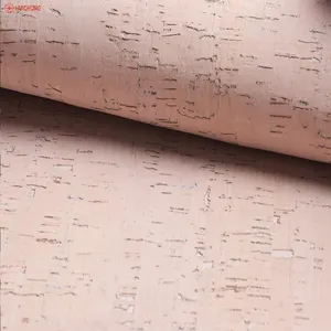 Manufacturers of pink color cork textile