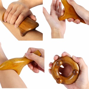 Kayu panas Vietnam tubuh wangi refleksi kaki akupunktur Thai pemijat Roller terapi dewasa merdian memo - Product Image 3