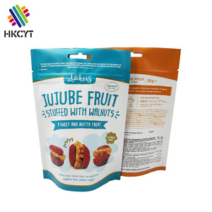 Bolsa de mylar con cierre hermético para alimentos, bolsa de pie para aperitivos, frutos secos, pequeña empresa - Product Image 3