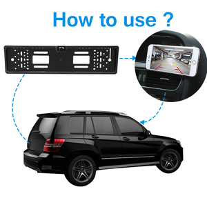 Caméra arrière starlight HD wifi pour voiture, <span class=keywords><strong>plaque</strong></span> d'<span class=keywords><strong>immatriculation</strong></span>, caméra arrière pour Parking, Vision nocturne, 170 degrés - Product Image 1
