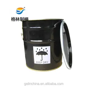 Thùng Thép Đen 2 GALLON Có Vòng Khóa