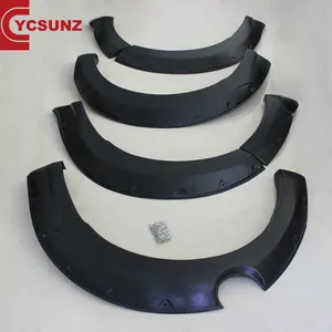 YCSUNZ 픽업 BT50 2012 질감 블랙 펜더 플레어 휠 커버 장식 마즈다 BT50 액세서리