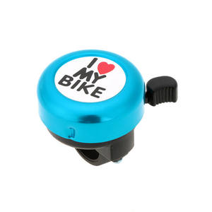 YOUME 4 di Colore Della Bicicletta Campana-b I Love <span class=keywords><strong>My</strong></span> <span class=keywords><strong>Bike</strong></span> Stampato Chiaro Suono Forte Outdoor MTB Corno di Allarme di Avvertimento Campana Anello ciclismo Accessori - Product Image 4