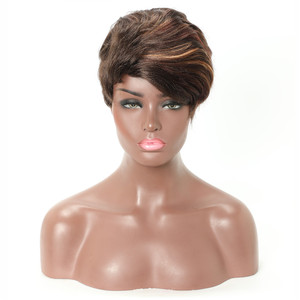 <span class=keywords><strong>2021</strong></span> Noël Afro Perruque Courte Grossier Crépus Bouclés Jerry Cheveux Style Populaire Perruque Synthétique pour les Femmes Noires - Product Image 3