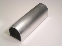 Profilé d'extrusion en aluminium en forme de D extrudé en usine directe
