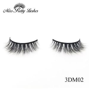 Nouveaux Styles 3D Réel Vison Cils Longue Boucle Pense À La Main Cils - Product Image 3
