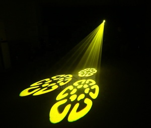 Goldbright sân khấu tại chỗ 120W LED di chuyển đầu 15 độ với 3 khía cạnh lăng kính xoay gobo tại chỗ DJ Effet đèn - Product Image 5