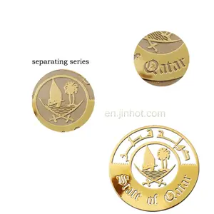 Chuyển Nhiệt Nickel Nhãn Dán Tùy Chỉnh 3d Logo Kim Loại Tách Nhãn Dính Sticker