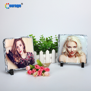 15*15Cm Giá Thấp Thăng Hoa Trống Đá Phiến Khung Ảnh Bán Buôn (SH-19) - Product Image 4