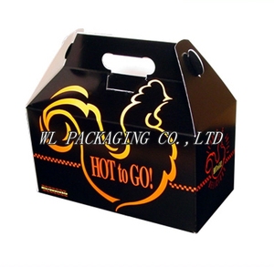 fried chicken take out box, paper fried chicken take away box