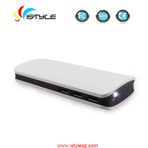 10000mah ayuno carga Banco de potencia con salida usb 3 - Product Image 3