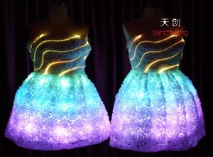 2016 led luz traje <span class=keywords><strong>de</strong></span> <span class=keywords><strong>halloween</strong></span> para adultos traje <span class=keywords><strong>de</strong></span> estilo casero - Product Image 3