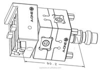 A-ONE luminaire charmilles robofil 290 fil edm pièces rotatif pendule étau 0-100 unoset