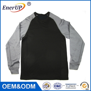 2016 Nueva <span class=keywords><strong>lana</strong></span> merino en blanco t <span class=keywords><strong>camisa</strong></span> de Los Hombres Bajo la Base de Manga Larga Camisetas - Product Image 4
