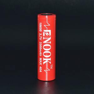 Fortemente consigliato!!! 2016 Enook nuovo arrivo 18650 3300 mah 3.7 v 40A batteria ricaricabile per vapori con Buona qualità - Product Image 1