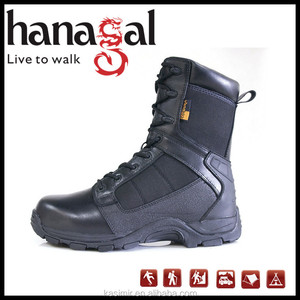 <span class=keywords><strong>Bottes</strong></span> tactiques de combat en <span class=keywords><strong>cuir</strong></span> <span class=keywords><strong>noir</strong></span> sur mesure, fabrication Hanagal, ODM, OBM, vente en gros, OEM - Product Image 3