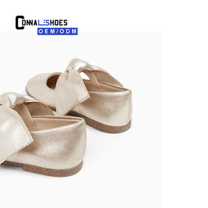 Connal 2017 alta calidad elegante arcos pisos de bebé bailarina zapato - Product Image 3