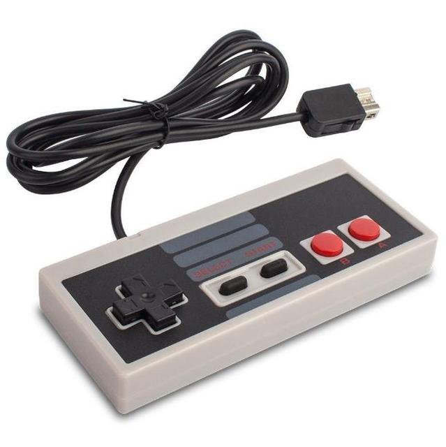 2018 Game Controller with 1.8M Long Cable for Nintendo Mini Classic Console White