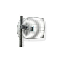 Antenne directionnelle parabolique à grille à gain élevé 30dBi, double connecteurs N-Femelle, puissance 100W, WiMAX sans fil WiFi 5GHz