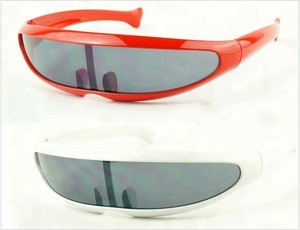Lunettes de soleil originales 80s, protection solaire, en forme de queue de poisson, pour la fête, nouveauté 2017 - Product Image 2